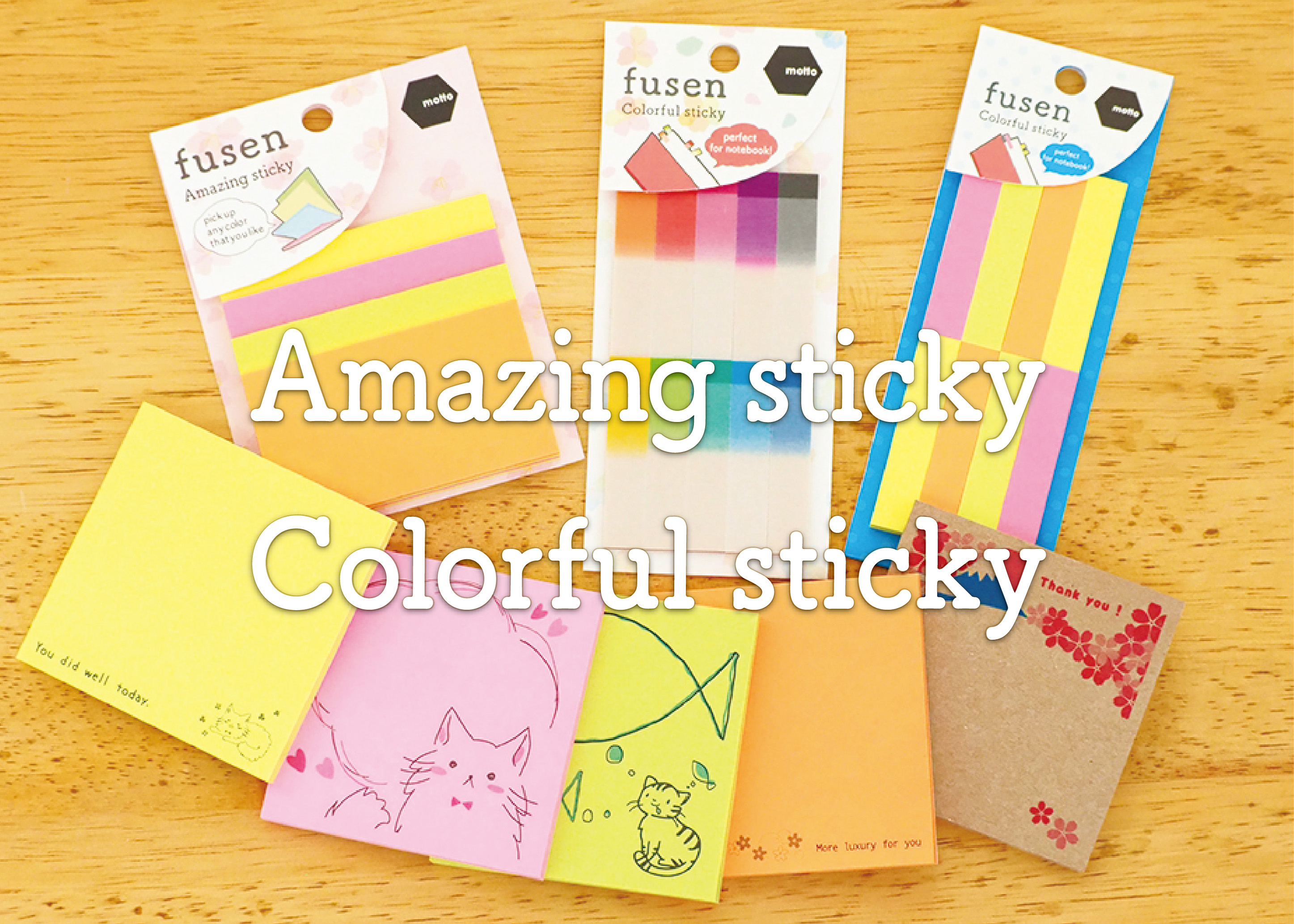 Amazing sticky/Colorful sticky